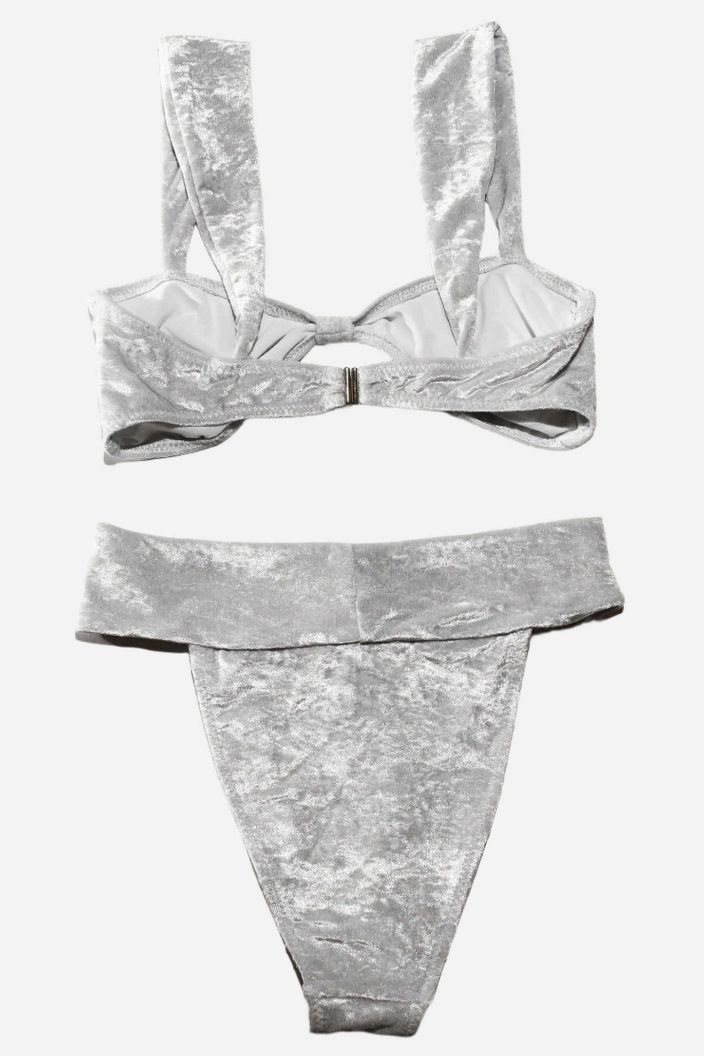 Cali Bikini in Velvet Ice Gray