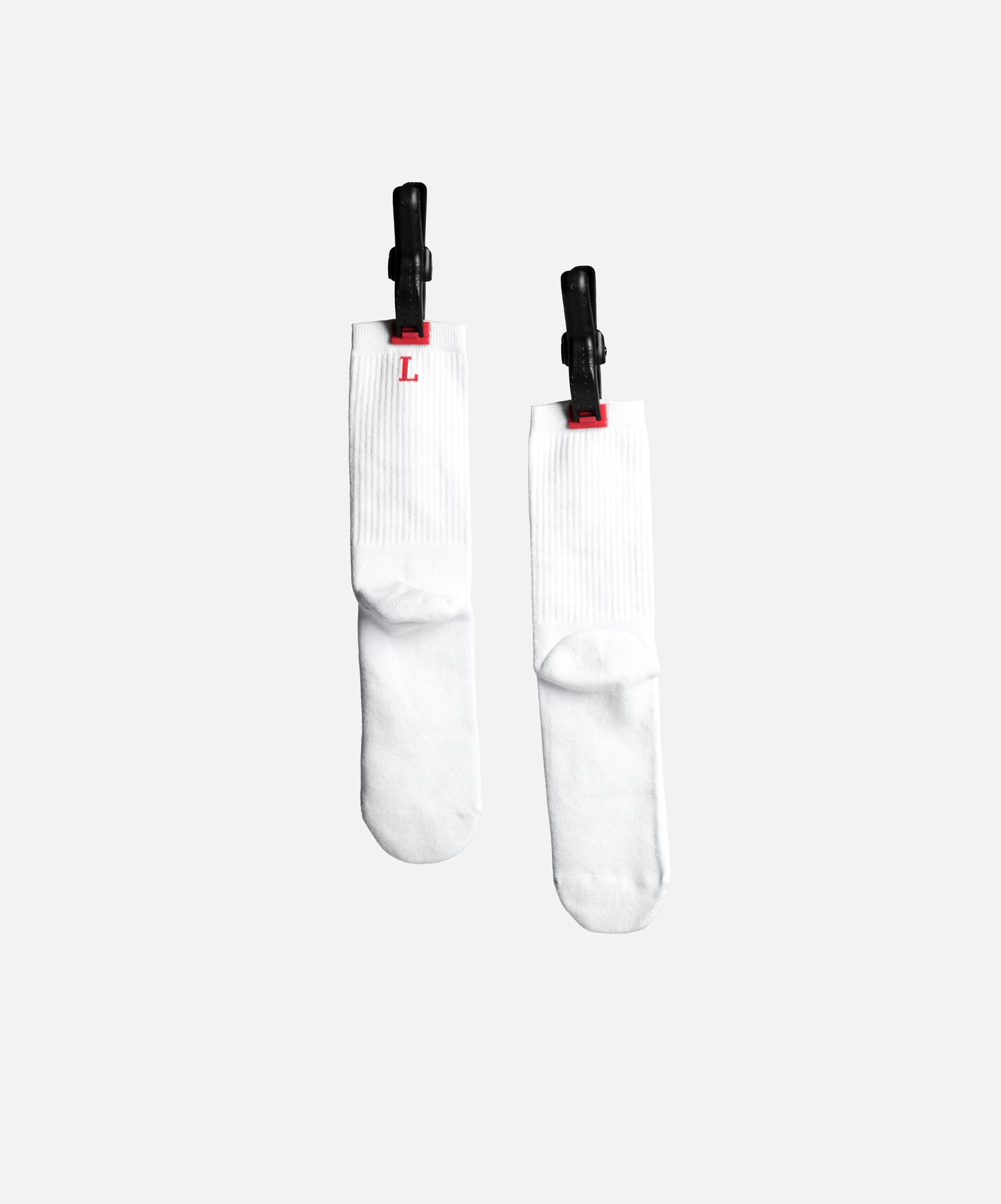 L(eft) R(ight) Athletic Socks Red