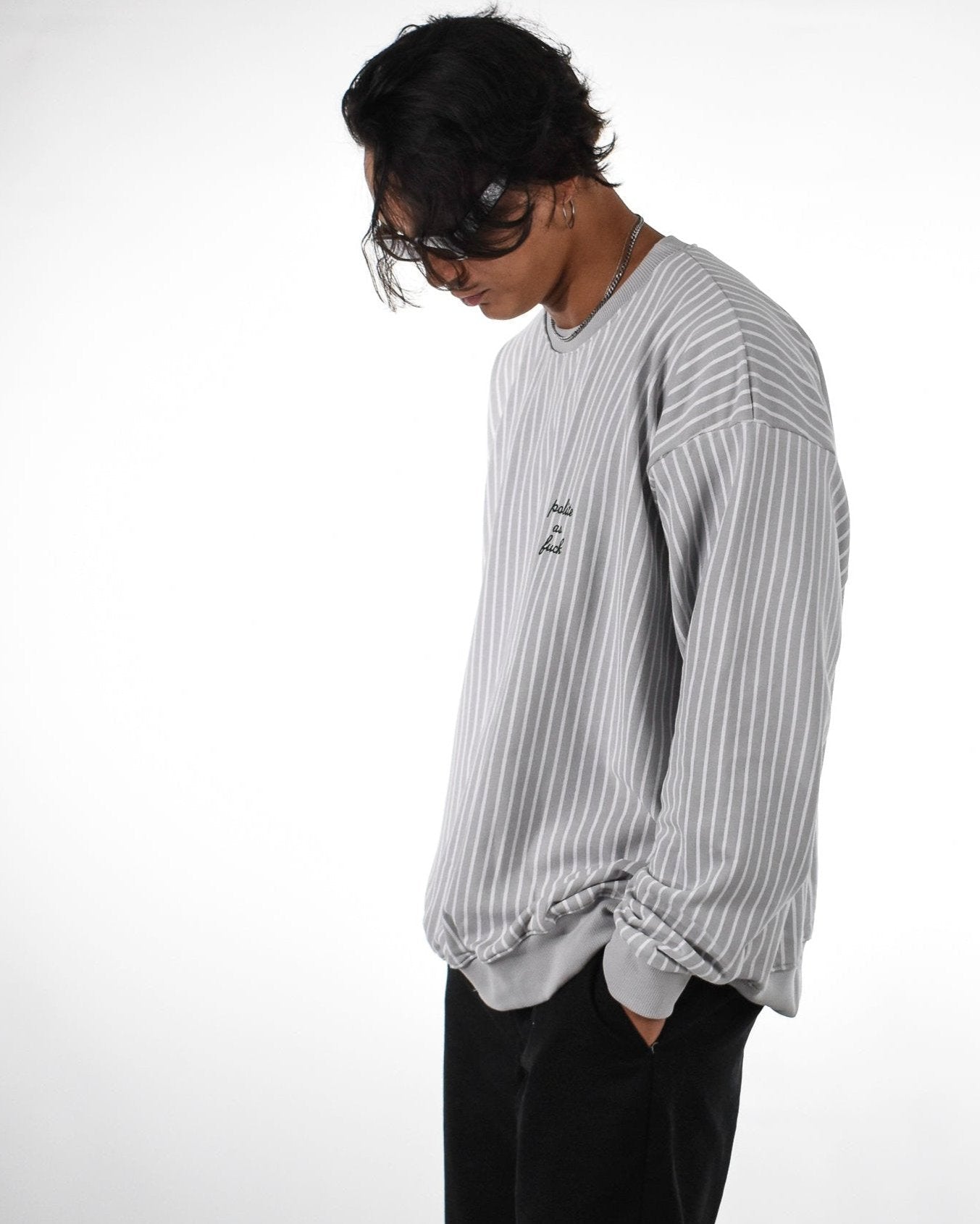 Street Stripe Crewneck